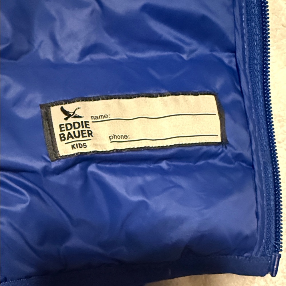 Eddie Bauer Kids Blue Puffer Jacket - Picture 6 of 6